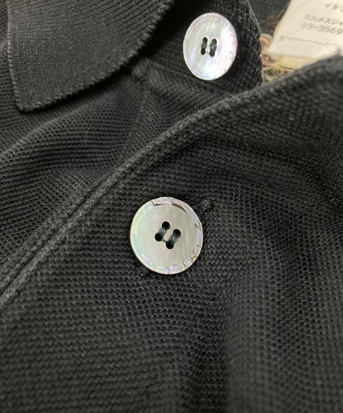 HERMES（エルメス）HERMES (エルメス) ポロシャツ ブラック サイズ:XSの古着・服飾アイテム