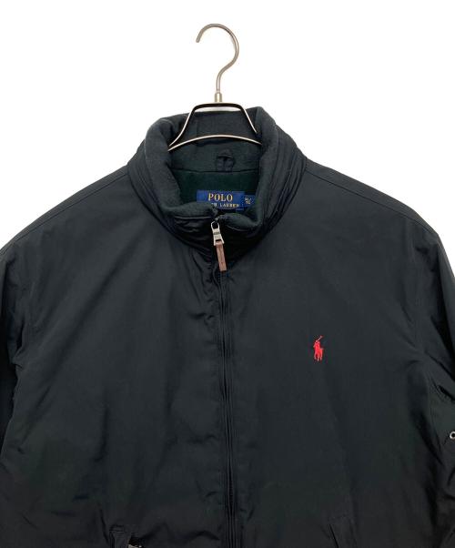POLO RALPH LAUREN（ポロ・ラルフローレン）POLO RALPH LAUREN (ポロ・ラルフローレン) ウォームアップジャケット ブラック サイズ:XLの古着・服飾アイテム