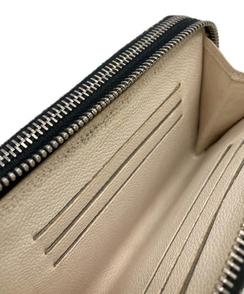 CHANEL（シャネル）CHANEL (シャネル) コンパクトウォレット ベージュ×ブラックの古着・服飾アイテム