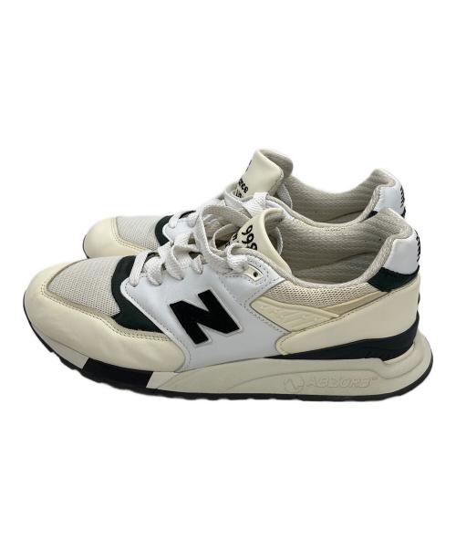 NEW BALANCE（ニューバランス）NEW BALANCE (ニューバランス) 998 ローカットスニーカー ベージュ×ブラック サイズ:28cmの古着・服飾アイテム