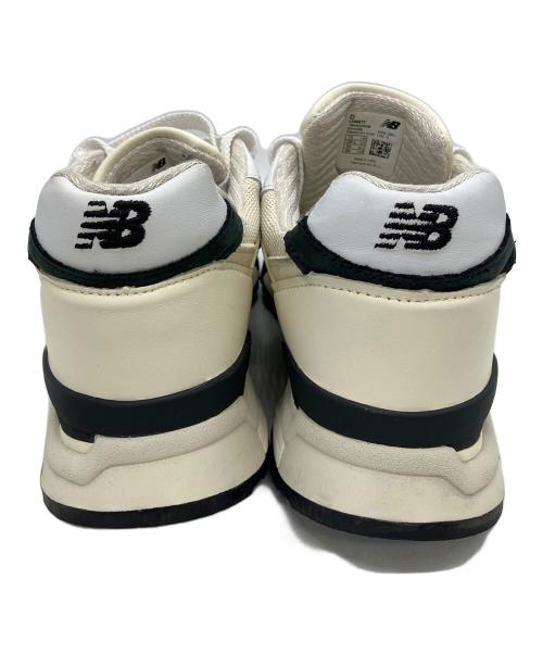 NEW BALANCE（ニューバランス）NEW BALANCE (ニューバランス) 998 ローカットスニーカー ベージュ×ブラック サイズ:28cmの古着・服飾アイテム