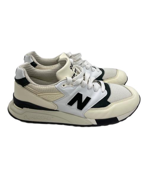 NEW BALANCE（ニューバランス）NEW BALANCE (ニューバランス) 998 ローカットスニーカー ベージュ×ブラック サイズ:28cmの古着・服飾アイテム