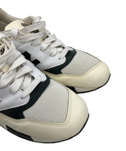 NEW BALANCE（ニューバランス）NEW BALANCE (ニューバランス) 998 ローカットスニーカー ベージュ×ブラック サイズ:28cmの古着・服飾アイテム