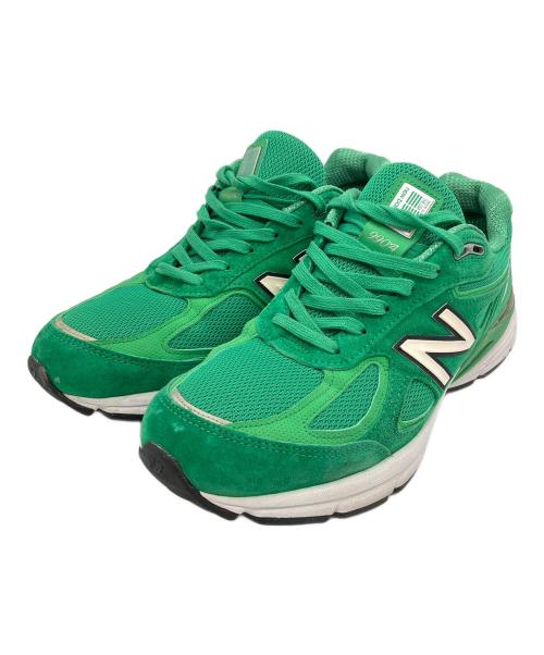 NEW BALANCE（ニューバランス）NEW BALANCE (ニューバランス) M990NG4 990V4 ローカットスニーカー グリーン サイズ:28cmの古着・服飾アイテム