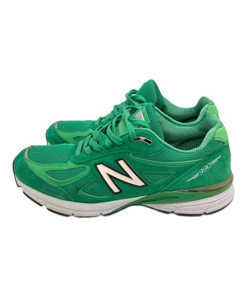 NEW BALANCE（ニューバランス）NEW BALANCE (ニューバランス) M990NG4 990V4 ローカットスニーカー グリーン サイズ:28cmの古着・服飾アイテム