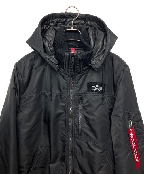 ALPHA（アルファ）ALPHA (アルファ) フライトジャケット ブラック サイズ:Lの古着・服飾アイテム