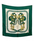 HERMESエルメス）の古着「BRIDES de GALA　スカーフ」｜グリーン