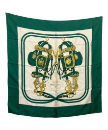 HERMES（エルメス）の古着「BRIDES de GALA　スカーフ」｜グリーン