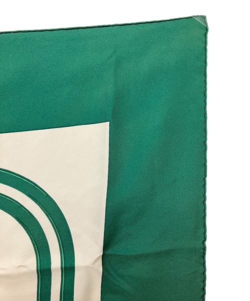 HERMES（エルメス）HERMES (エルメス) BRIDES de GALA　スカーフ グリーンの古着・服飾アイテム