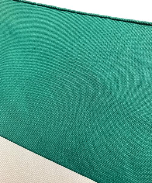 HERMES（エルメス）HERMES (エルメス) BRIDES de GALA　スカーフ グリーンの古着・服飾アイテム