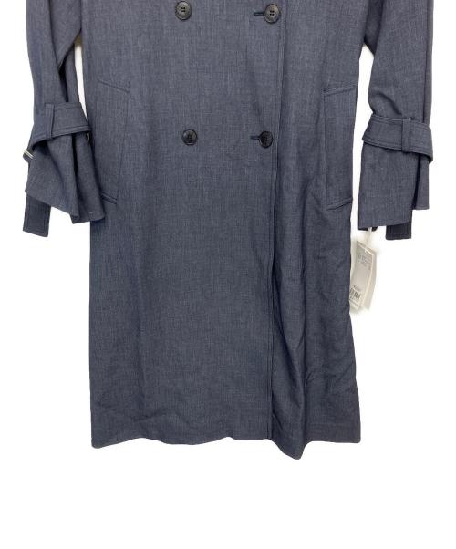 FRAY ID（フレイ アイディー）FRAY ID (フレイ アイディー) スプリングオーバートレンチコート インディゴ 未使用品の古着・服飾アイテム