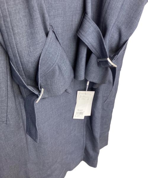 FRAY ID（フレイ アイディー）FRAY ID (フレイ アイディー) スプリングオーバートレンチコート インディゴ 未使用品の古着・服飾アイテム