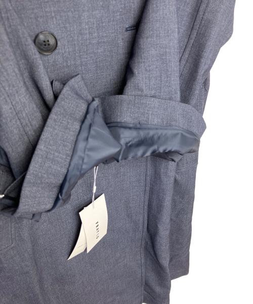 FRAY ID（フレイ アイディー）FRAY ID (フレイ アイディー) スプリングオーバートレンチコート インディゴ 未使用品の古着・服飾アイテム
