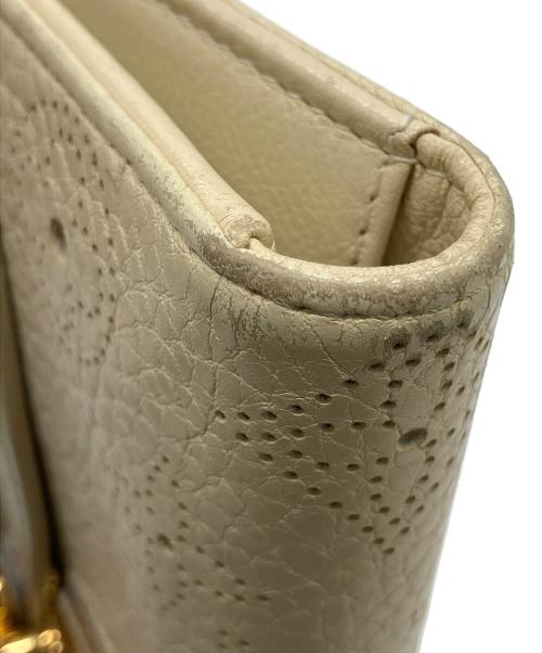 LOUIS VUITTON（ルイ ヴィトン）LOUIS VUITTON (ルイ ヴィトン) モノグラムマヒナ　ポルトフォイユ アメリア　長財布 アイボリーの古着・服飾アイテム