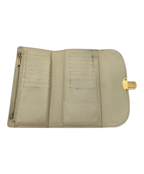 LOUIS VUITTON（ルイ ヴィトン）LOUIS VUITTON (ルイ ヴィトン) モノグラムマヒナ　ポルトフォイユ アメリア　長財布 アイボリーの古着・服飾アイテム