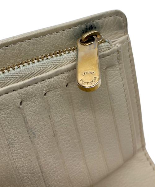 LOUIS VUITTON（ルイ ヴィトン）LOUIS VUITTON (ルイ ヴィトン) モノグラムマヒナ　ポルトフォイユ アメリア　長財布 アイボリーの古着・服飾アイテム