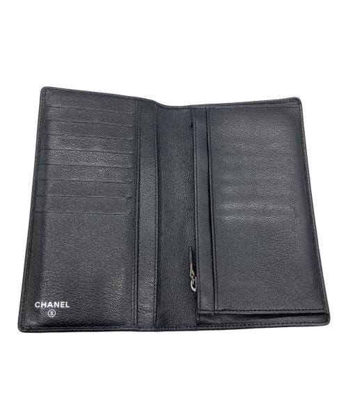 CHANEL（シャネル）CHANEL (シャネル) カメリア　長財布 ブラックの古着・服飾アイテム
