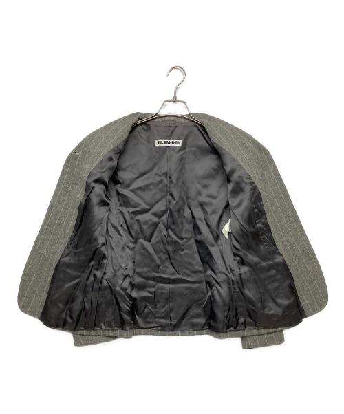 JIL SANDER（ジルサンダー）JIL SANDER (ジルサンダー) ピンストライプ柄ジャケット グレー サイズ:40の古着・服飾アイテム