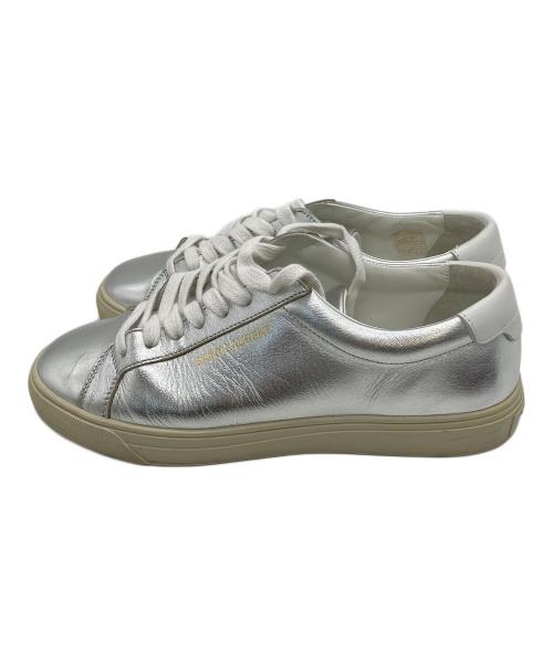 Saint Laurent Paris（サンローランパリ）Saint Laurent Paris (サンローランパリ) ローカットスニーカー シルバー サイズ:36の古着・服飾アイテム