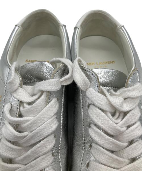 Saint Laurent Paris（サンローランパリ）Saint Laurent Paris (サンローランパリ) ローカットスニーカー シルバー サイズ:36の古着・服飾アイテム