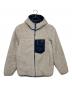 Patagonia（パタゴニア）の古着「キッズ・リバーシブル・レディ・フレディ・フーディ」｜ホワイト×ネイビー