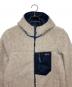 Patagonia (パタゴニア) キッズ・リバーシブル・レディ・フレディ・フーディ ホワイト×ネイビー サイズ:XXL：12000円