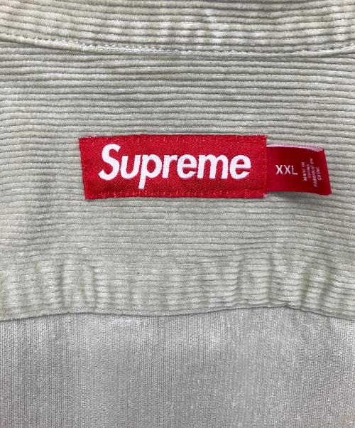 SUPREME（シュプリーム）SUPREME (シュプリーム) Washed Corduroy Zip Up Shirt SS24 カーキ サイズ:XXLの古着・服飾アイテム