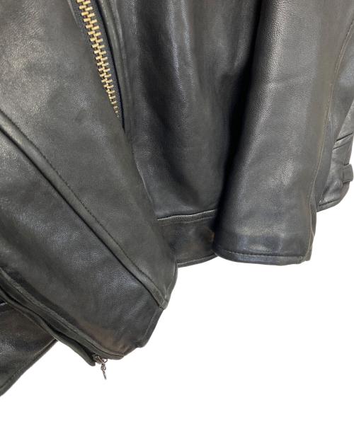 AVIREX（アヴィレックス）AVIREX (アヴィレックス) ダブルライダースジャケット ブラック サイズ:XLの古着・服飾アイテム