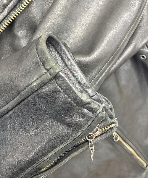 AVIREX（アヴィレックス）AVIREX (アヴィレックス) ダブルライダースジャケット ブラック サイズ:XLの古着・服飾アイテム