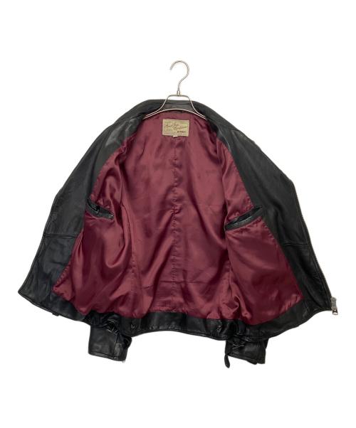 AVIREX（アヴィレックス）AVIREX (アヴィレックス) ダブルライダースジャケット ブラック サイズ:XLの古着・服飾アイテム