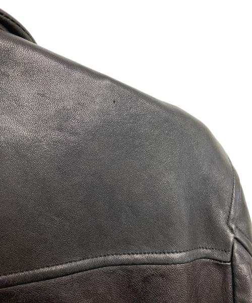 AVIREX（アヴィレックス）AVIREX (アヴィレックス) ダブルライダースジャケット ブラック サイズ:XLの古着・服飾アイテム