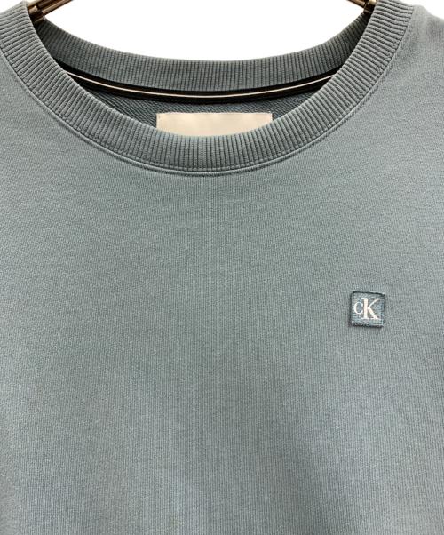 Calvin Klein（カルバンクライン）Calvin Klein (カルバンクライン) Calvin Klein　スウェット ブルー サイズ:XLの古着・服飾アイテム