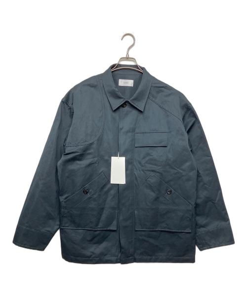 cornier（コルニエ）Cornier (コルニエ) HUNTING JACKET　シャツジャケット グレー サイズ:Lの古着・服飾アイテム
