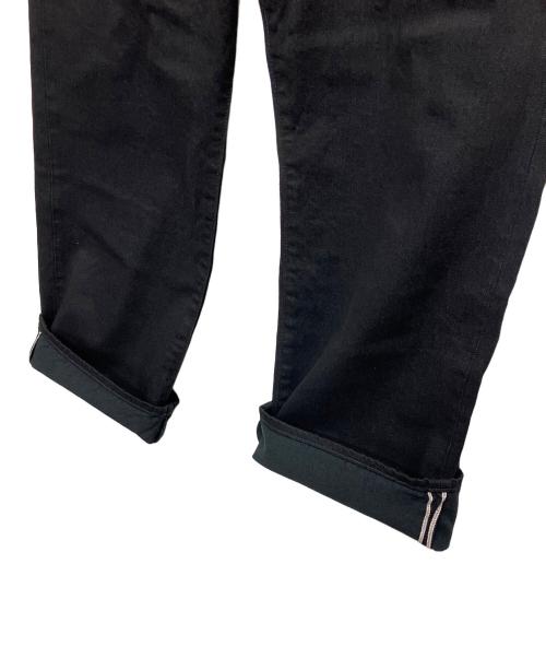 Graphpaper（グラフペーパー）Graphpaper (グラフペーパー) セルビッジワイドストレートデニムパンツ　ワイドパンツ ブラック サイズ:２ 未使用品の古着・服飾アイテム