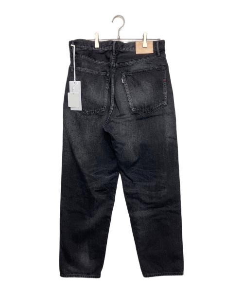 Graphpaper（グラフペーパー）Graphpaper (グラフペーパー) セルビッチデニム 5ポケットテーパードパンツ　デニムパンツ ブラック サイズ:２ 未使用品の古着・服飾アイテム