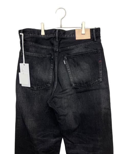 Graphpaper（グラフペーパー）Graphpaper (グラフペーパー) セルビッチデニム 5ポケットテーパードパンツ　デニムパンツ ブラック サイズ:２ 未使用品の古着・服飾アイテム