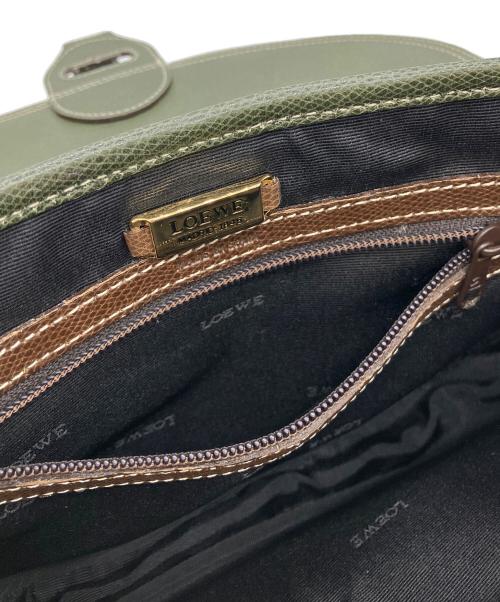 LOEWE（ロエベ）LOEWE (ロエベ) ショルダーバッグ グリーンの古着・服飾アイテム