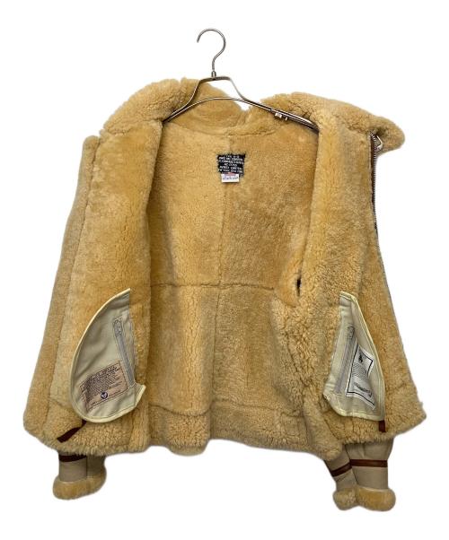 AVIREX（アヴィレックス）AVIREX (アヴィレックス) ムートンジャケット ベージュ サイズ:36の古着・服飾アイテム