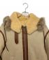 AVIREX (アヴィレックス) ムートンジャケット ベージュ サイズ:36：20000円