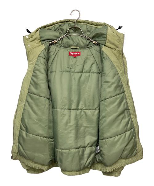 SUPREME（シュプリーム）SUPREME (シュプリーム) Needlepoint Hooded Jacket 	23FW グリーン サイズ:Mの古着・服飾アイテム