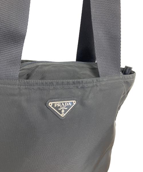 PRADA（プラダ）PRADA (プラダ) ナイロントートバッグ ブラックの古着・服飾アイテム