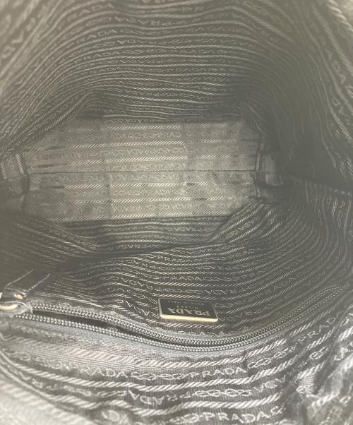PRADA（プラダ）PRADA (プラダ) ナイロントートバッグ ブラックの古着・服飾アイテム