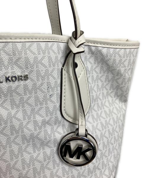 MICHAEL KORS（マイケル・コース）MICHAEL KORS (マイケル・コース) 2WAYバッグ ホワイトの古着・服飾アイテム