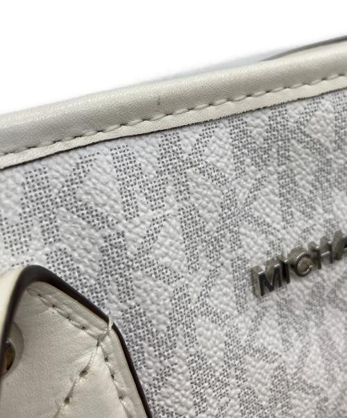 MICHAEL KORS（マイケル・コース）MICHAEL KORS (マイケル・コース) 2WAYバッグ ホワイトの古着・服飾アイテム