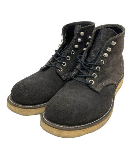 RED WING（レッドウィング）RED WING (レッドウィング) 6-INCH CLASSIC ROUND ブラック サイズ:26cmの古着・服飾アイテム