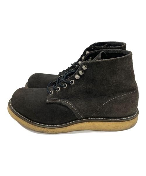 RED WING（レッドウィング）RED WING (レッドウィング) 6-INCH CLASSIC ROUND ブラック サイズ:26cmの古着・服飾アイテム