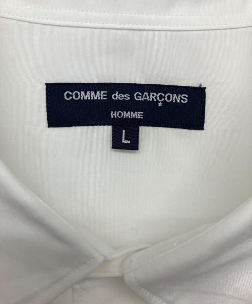 COMME des GARCONS HOMME（コムデギャルソン オム）COMME des GARCONS HOMME (コムデギャルソン オム) 半袖シャツ 24SS ホワイト サイズ:L　の古着・服飾アイテム