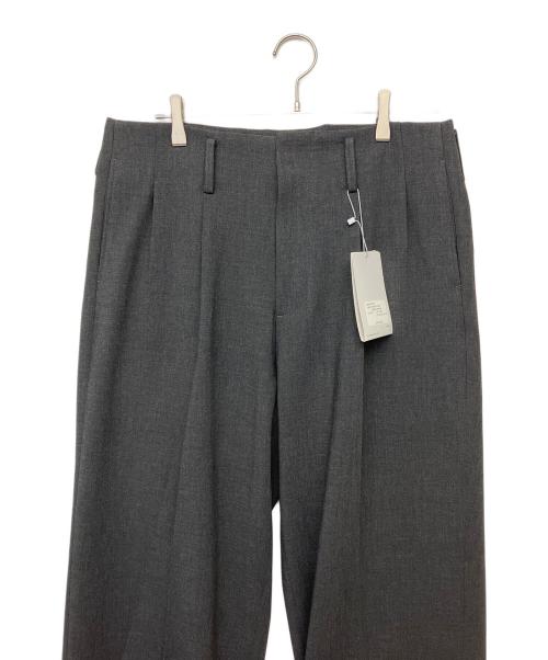 ANOTHER OFFICE（アナザーオフィス）ANOTHER OFFICE (アナザーオフィス) Flow wide Turn-up Pants グレー サイズ:３ 未使用品の古着・服飾アイテム