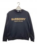 BURBERRYバーバリー）の古着「ロゴスウェット」｜ブラック