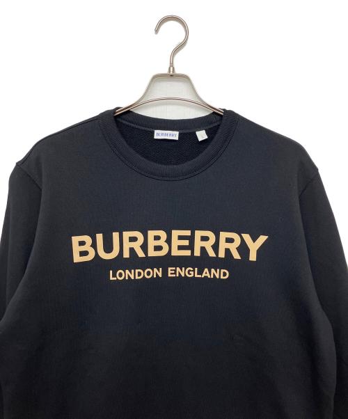 BURBERRY（バーバリー）BURBERRY (バーバリー) ロゴスウェット ブラック サイズ:Lの古着・服飾アイテム